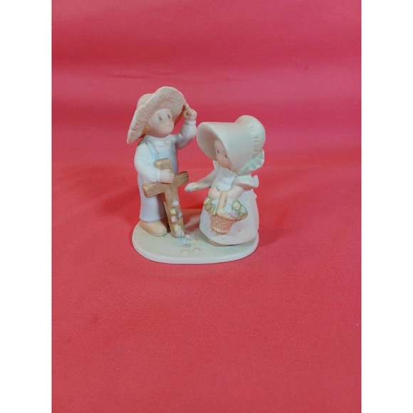 Vtg 1993 Homco Mexico Circle of Friends Figurine He is Not Here But Is Risen - Picture 1 of 5